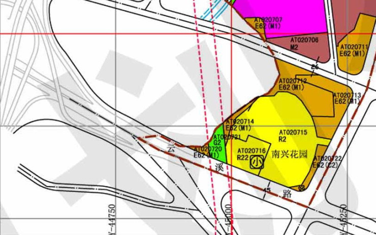 南兴门口的市政规划路就是-云溪路--将建成一级主干道