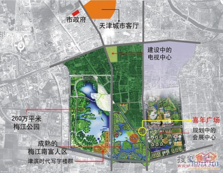 新梅江规划-天津搜狐焦点