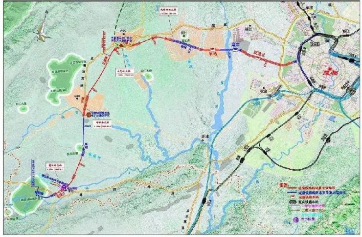 2018年成蒲铁路通车 南线连接川藏铁路