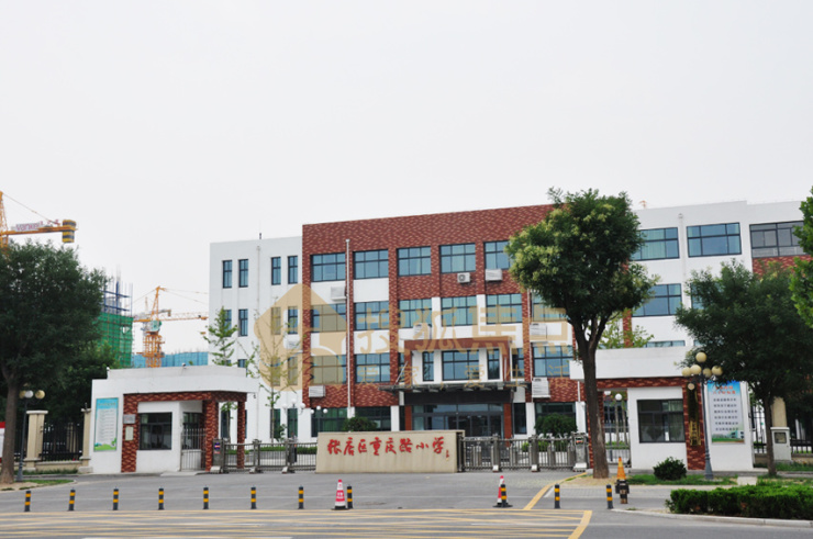 重庆路中学旁,淄博黄金城黄金珠宝交易中心正在施工中