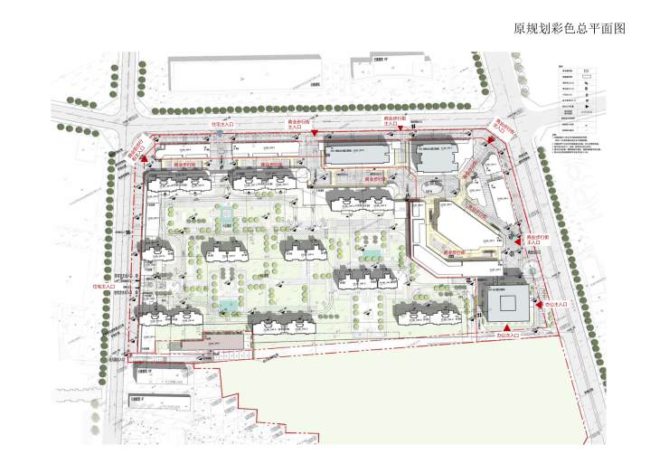 兰州中海宏洋房地产开发有限公司中海广场项目修建性详细规划总平面图