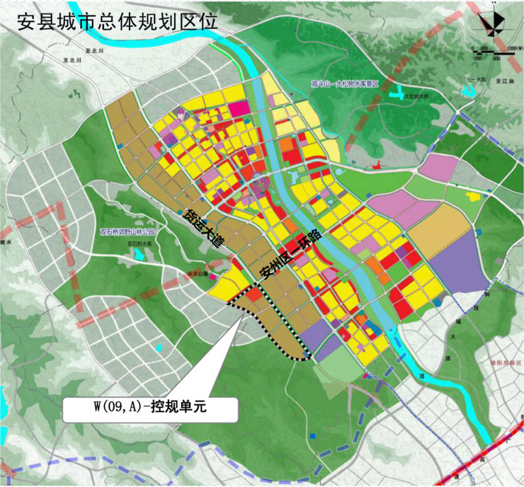 绵阳市安州区w(09.a)片区控制性详细规划公示