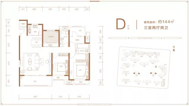 【建业通和府 】新都会恒产∣144㎡宽境 府看通和