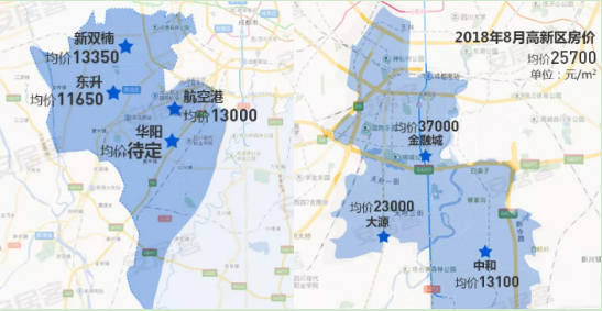 成都最新房价地图流出最后的价值洼地竟在这里