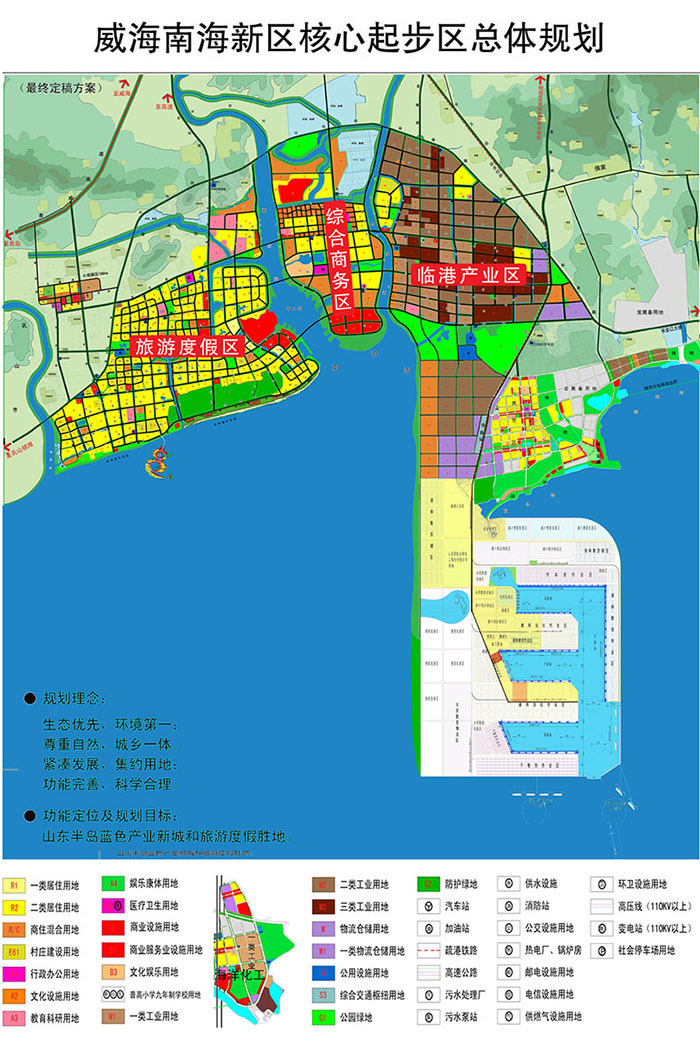 威海南海新区规划及发展