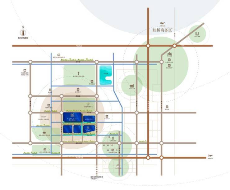 地铁:5号线华宁路站,剑川路站公交:马莘专线:联工路站,闵行19路:银春