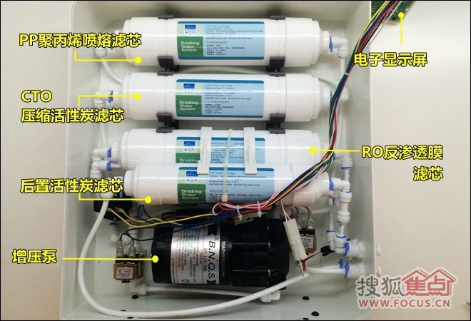 学霸全面化验水质 水立方壁挂ro净水器评测