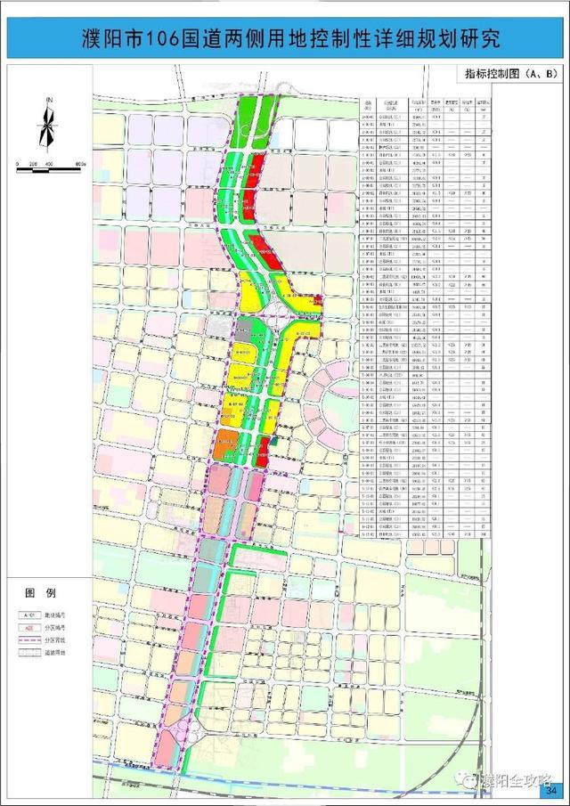 按照市政府批复,市城区106国道两侧用地规划范围为西起东濮路,东至