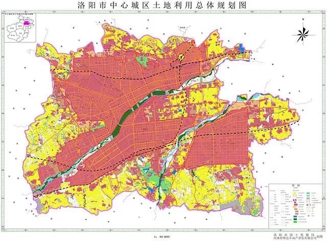 规划调整范围为洛阳市行政辖区内的全部土地,包括六区,八县,一市.图片