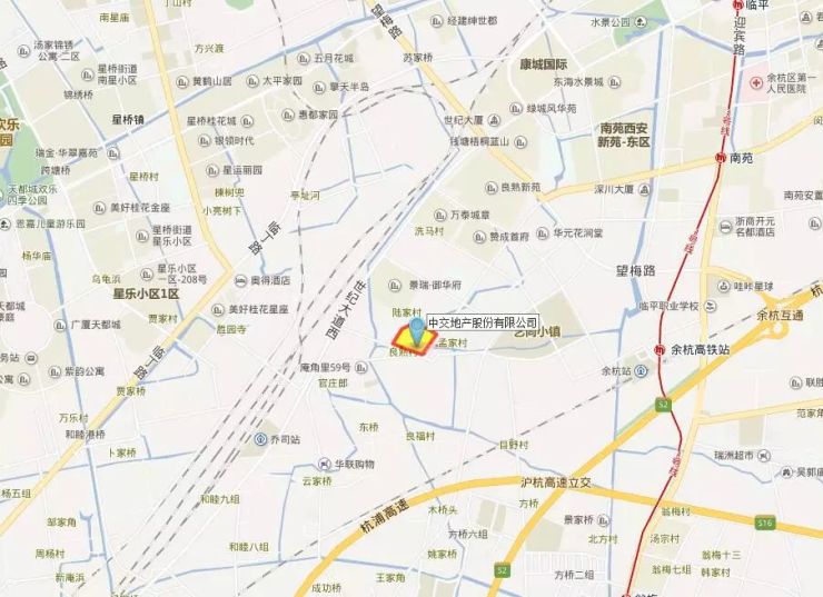 【一周规划】中交临平新城住宅项目公示,规划19幢住宅