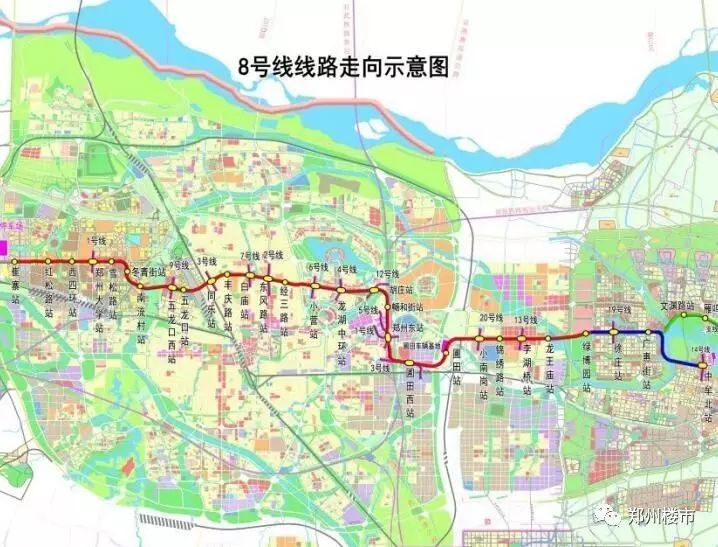 地铁8号线修改后怎么走还有什么线路变动附最新郑州