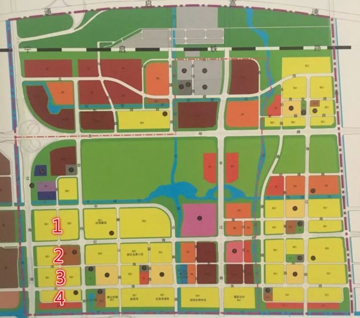 而其东侧则是都市五星,红海嘉园等安置小区,所处地块为北部新城住宅