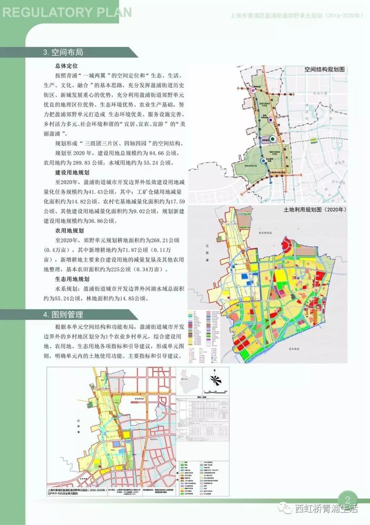 香花桥,盈浦街道2020规划公示!