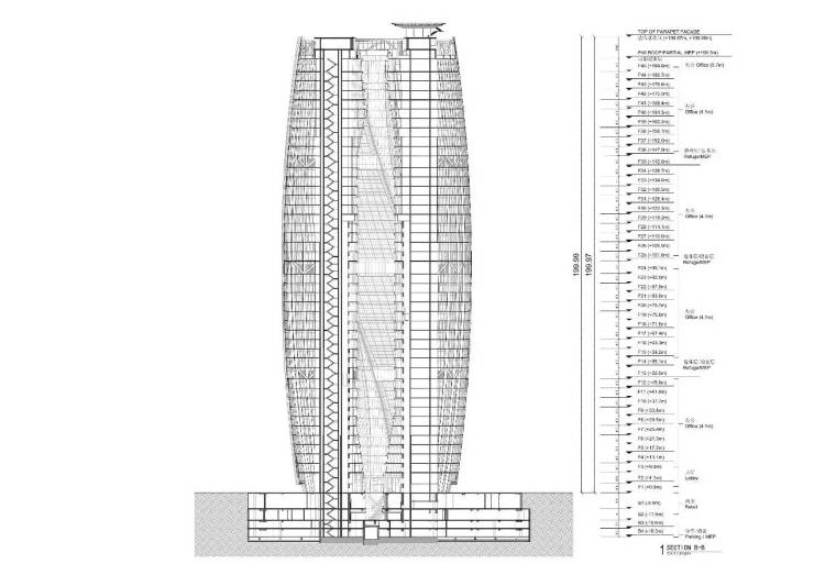 扎哈事务所首次公开北京丽泽soho"世界较高中庭"施工画面!