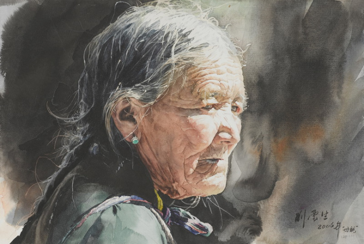 流光溢彩刘云生水彩画展