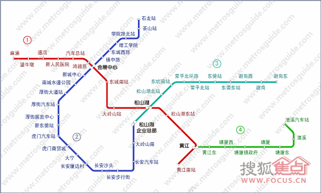 轻轨线路图