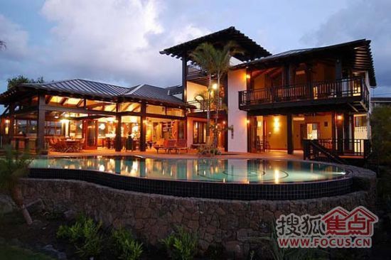 图:夏威夷度假新会别墅观景