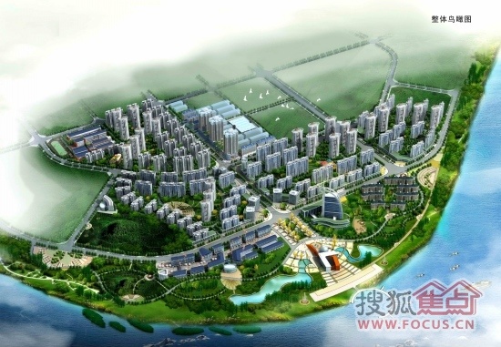 云集北片整体鸟瞰图 云集北片整体鸟瞰图