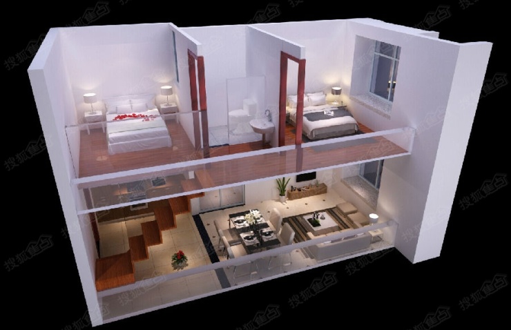 loft双层公寓生活爱情双丰收