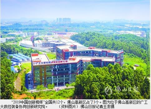 2019中国创新榜样全国共12个佛山高新区缘何独占3个？