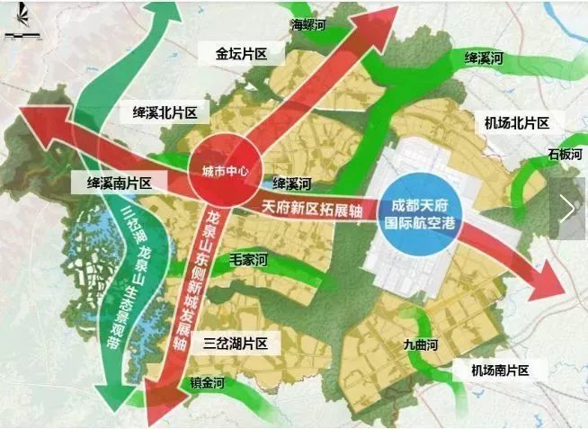 成都東進區域和東部新城規劃來了範圍定位看清楚