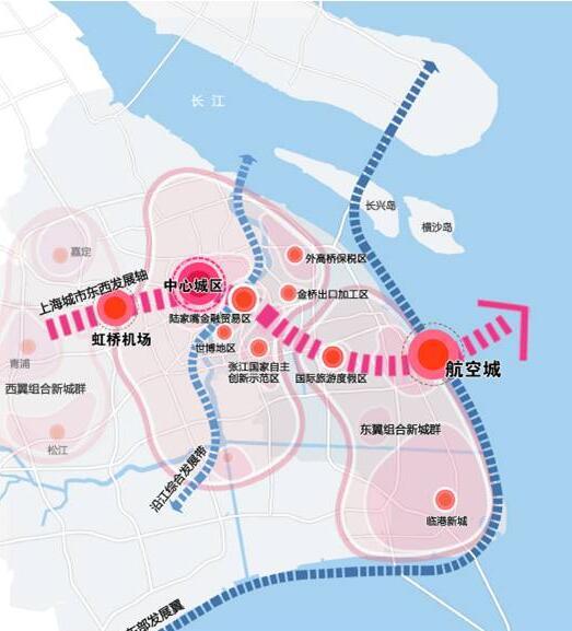 公元2040位于浦东祝桥,上海十三五重点规划的国际航空城板块内,东接