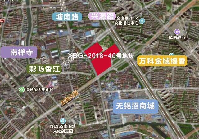 2019无锡首场土拍即将打响9家房企争夺羊腰湾10号地块