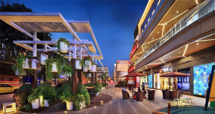 开放性商业街设计为消费者创造更多带来欢喜快乐的场所