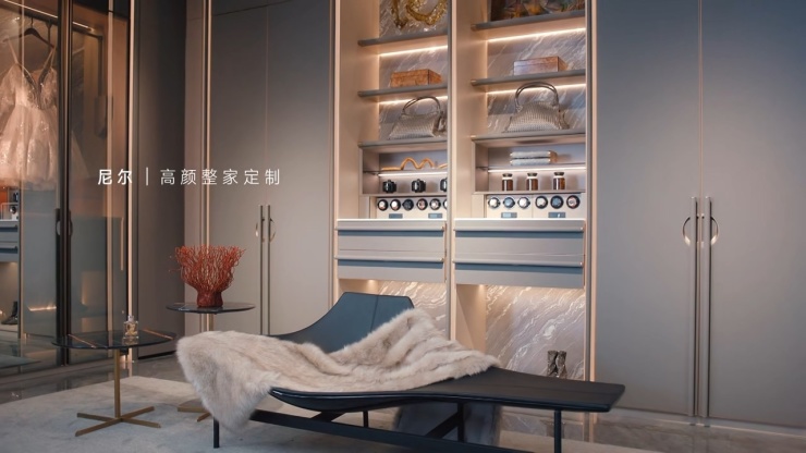 2022欧派衣柜新品尼尔系列高颜整家定制青岛欧派