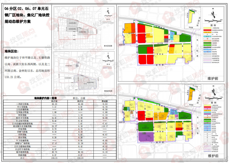 曝石家莊東北工業區控規涉及華藥棉一棉二石鋼廠區焦化廠