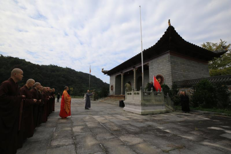 云居山真如禅寺早课图片