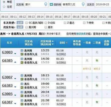 出票啦!惠州到香港票价95元,全程68分钟!(附购