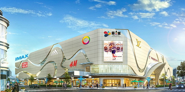 新郑市新一城外墙设计效果图