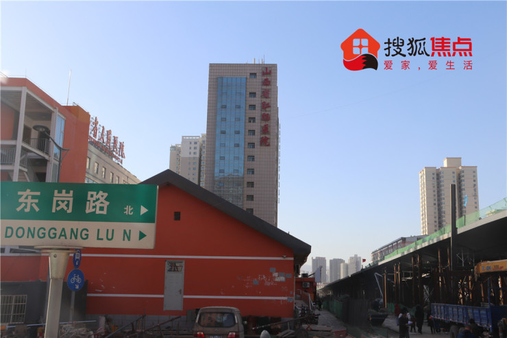 凛冬已至带你走近太原双塔寺街道路改造现场