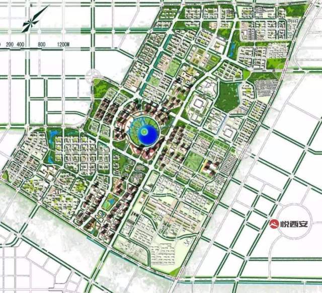 西安创新区CID规划图图片