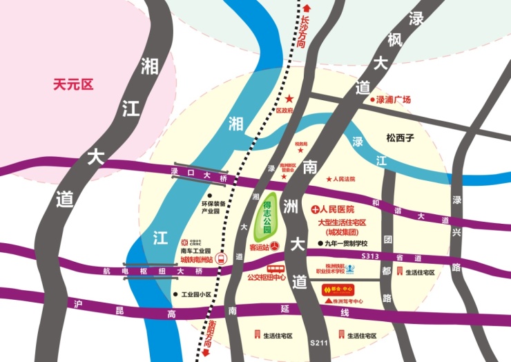 名企争相入驻渌口区都会中心抢先机钱途无量