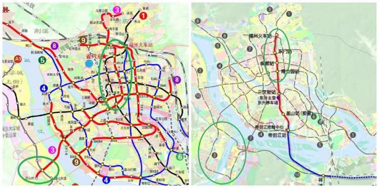 福州地铁第三轮规划再生变3号线延至南通10号线覆盖闽侯