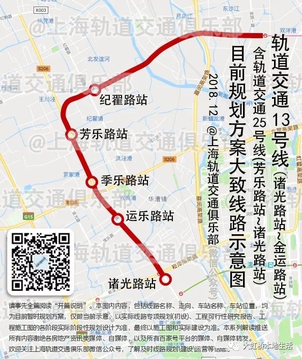 规划版)13号线西延伸的推进将配合较新的嘉闵线一起促进大虹桥之间更