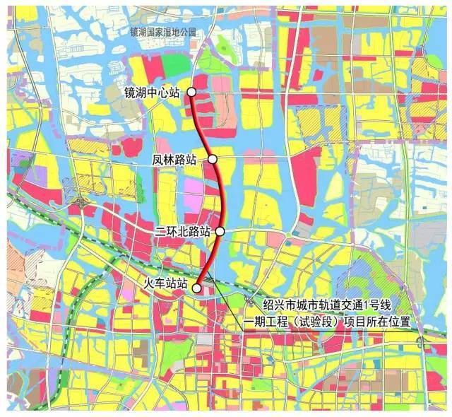 绍兴地铁1号线(试验段)选址报经省建设厅批准