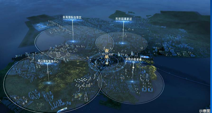 双湾,一世界" 享大小南山,蛇口山,赤湾山,独立山簇拥 拥"中国硅谷"