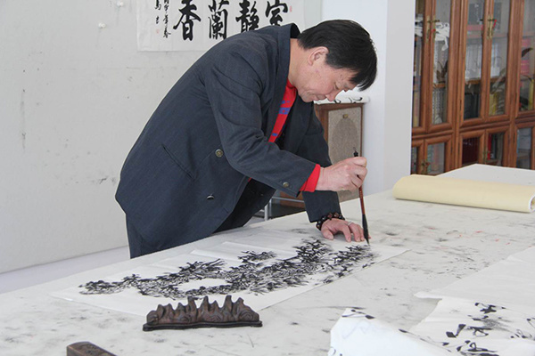 抱石遗风 夏文彪大师名作亮相沁园