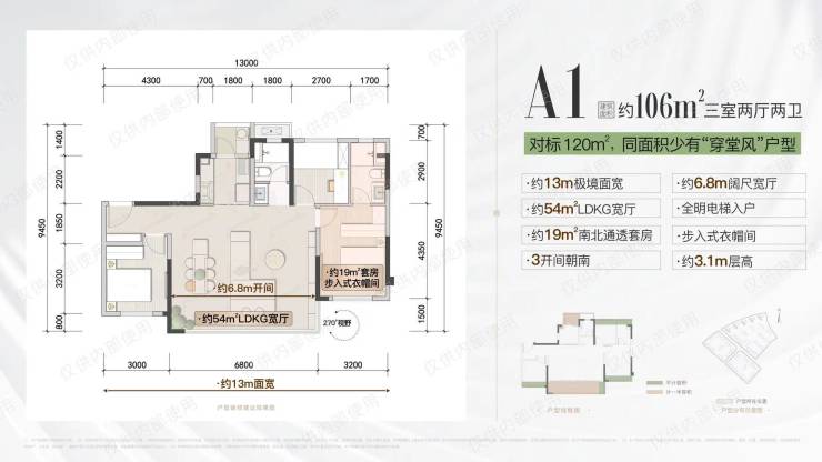 南充西山翰林府平面图图片