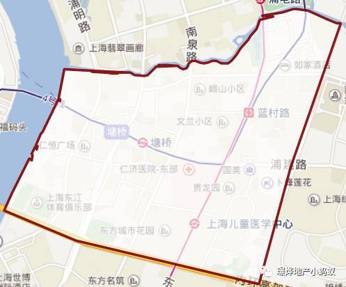 塘桥街道地图图片