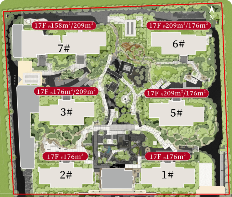 【服务热线电话】金茂璞印云湾-在哪里-建面约150-210㎡-五恒科技系统-金茂顶序璞系(图7)