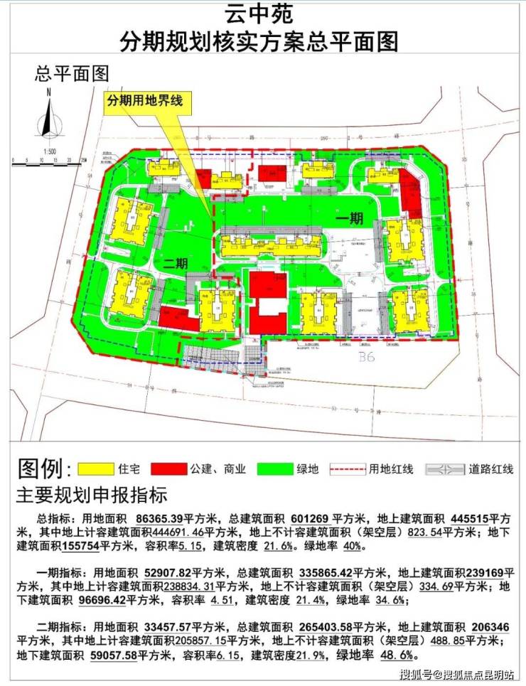 俊发观云海云中苑分期规划核实拟分两期