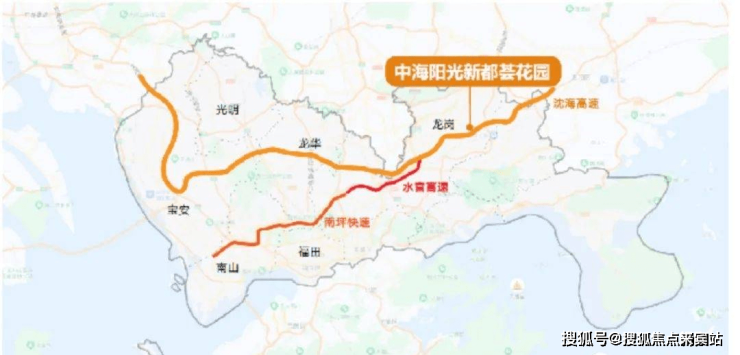 距離深圳市龍崗區同心實驗學校僅約900m,建制45班,2022年加入華中師範