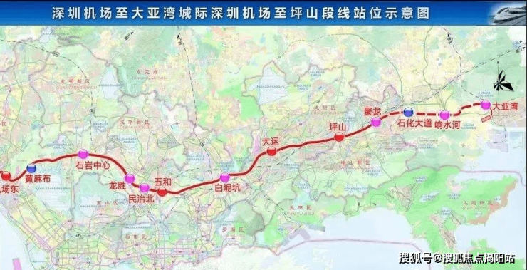 深圳地铁33号线规划图图片