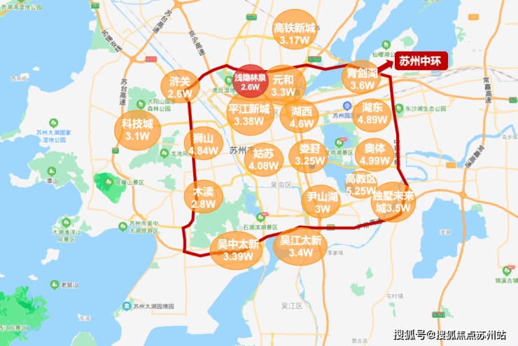 苏州房价地图2021图片