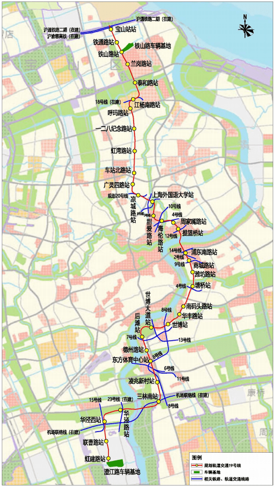 19號線規劃線路圖,僅供示意當然售樓處電話:400-886-1552,對於三林