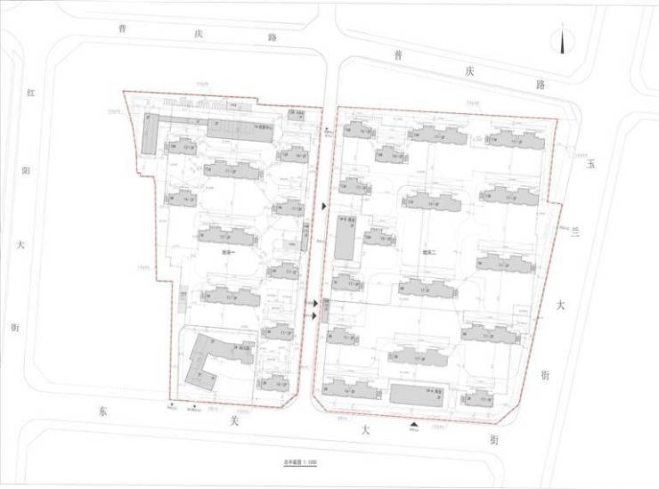 保定市莲池区西康各庄村安置区地块一、地块二项目建设工程设计方案